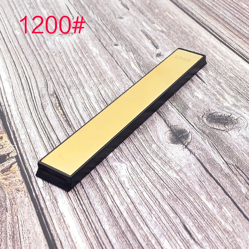 Diamant doré bru pierre de mise en forme angle fixe tranchant ener pierre de rodage couteau de cuisine bord d'apex la lame est tranchante: 1200 Grit