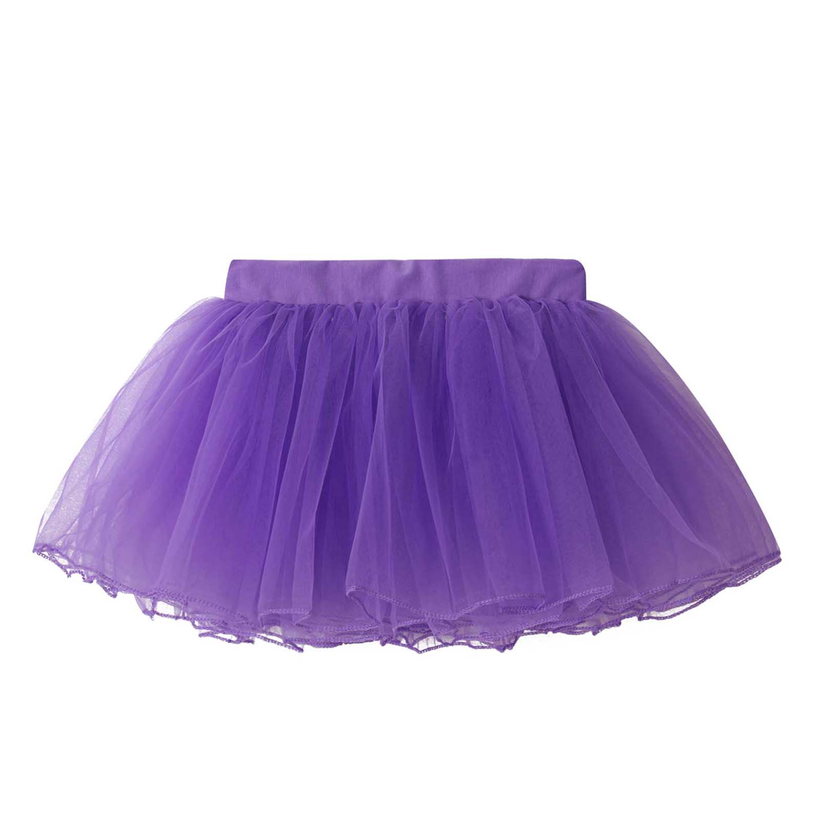 Mini jupe Tutu de danse de Ballet pour filles, 4 couches, en Tulle, tenue de bal de princesse pour anniversaire