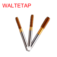 WALTETAP HSSE With Tin Fine Thread Left Hand Forming Tap M4 M5 M6 M8 M10 X0.5L X0.75L X1L Machine Screw Threads Roll taps
