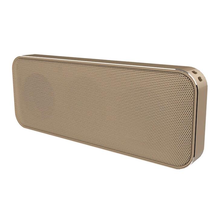 AEC BT202 Mini haut-parleur Bluetooth sans fil Portable haut-parleur avec chargeur Mini haut-parleur: Gold