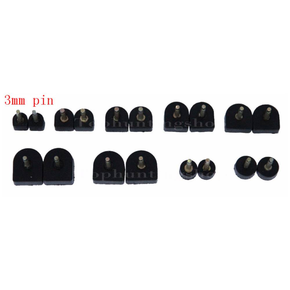 9 Size 5 Pairs/lot 3mm Pin High Heel Shoes Dowel Stiletto Repair Replacement Tips Taps Pins Lifts heel Protector Noiselessness