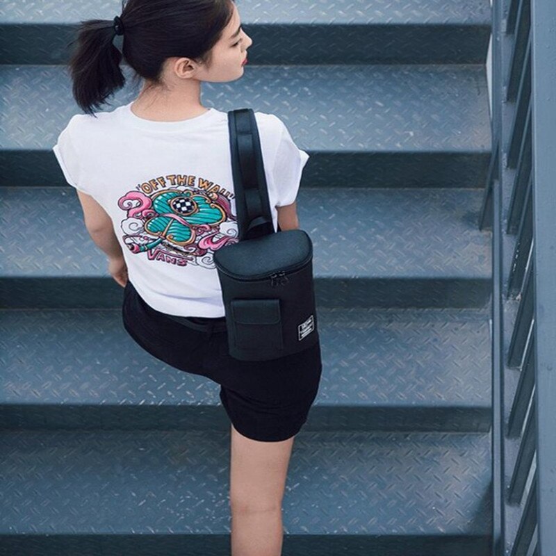 Xiaomi 90 Chic bolso de pecho de ocio mochila de para hombres y mujeres Mini bolso de hombro bandolera tipo Bombonera mochila Unisex: black