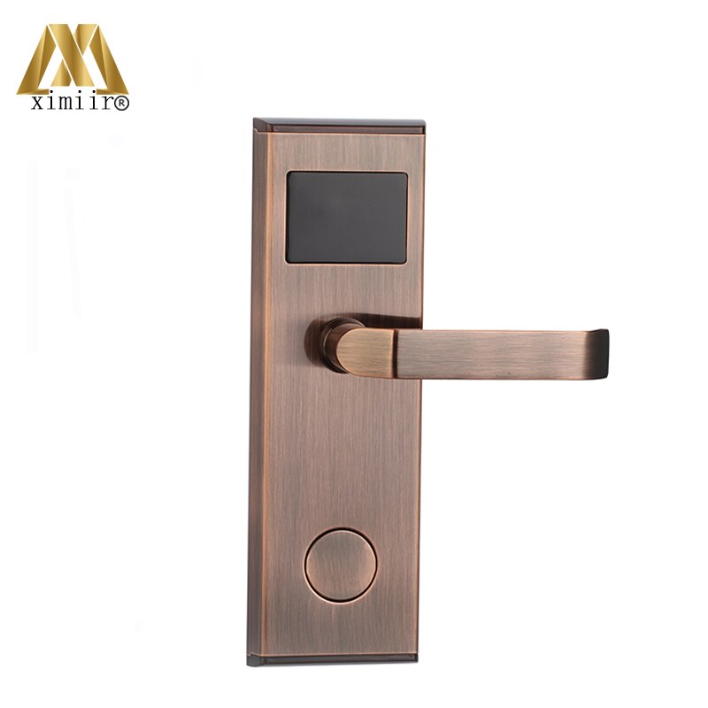 Good Electronic Home Door Lock System Swipe Card Stainless Steel Smart Hotel Door Lock With RFID Card HM-201