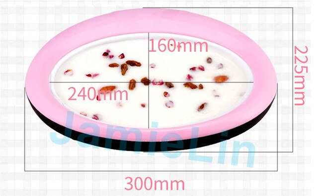 JamieLin Fried Yogurt Machine Household Mini Fruit Frying Ice Maker Children Self-made Fry Ice Cream Plate