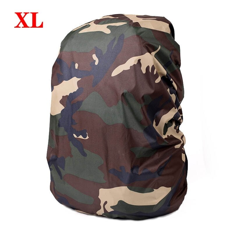Camouflage Backpack Cover Dust-resistance Rucksack Waterproof Cover For Outdoor Camping Travel Hiking Climbing Bag: Royal Blue