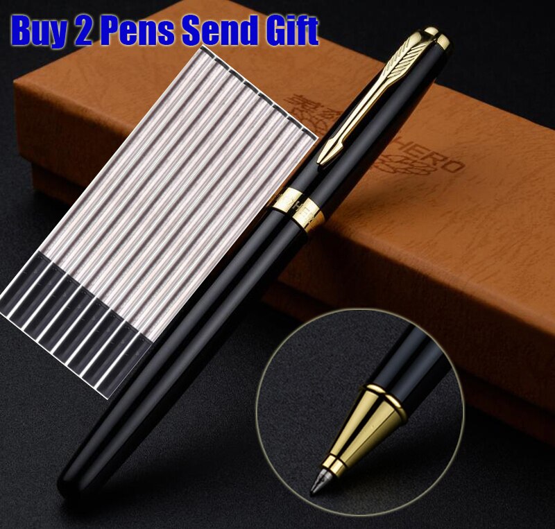 Brand Metal Ink Fountain Pen Luxury Sonnet Signature Pen Buy 2 Pens Send: Pen 8 Black Refills
