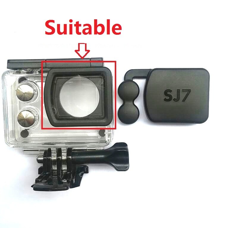 Sjcam Originele SJ7 Ster Anti Scratch Glas Uv Filter Waterdicht Cover Case Lensdop Beschermen Film Frame Action Camera Clownfish