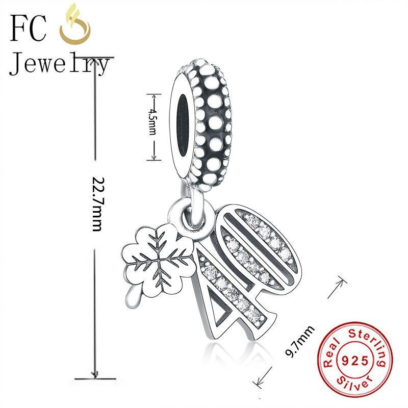 FC Monili Adatti Originale di Marca del Braccialetto di Fascino 925 di Pelliccia D'argento Mamma Del Cuore di Amore Del Cane Zampa Zircone Bead Per Fare Delle Donne berloque 2020: FC1469