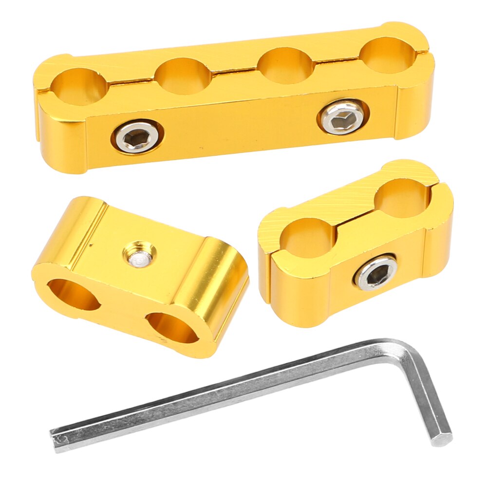 8mm 9mm 10mm Diameter Divider Organizer Divider Clamp Kit Engine Spark Plug Wires Separator Car Replacement 3PC Universal