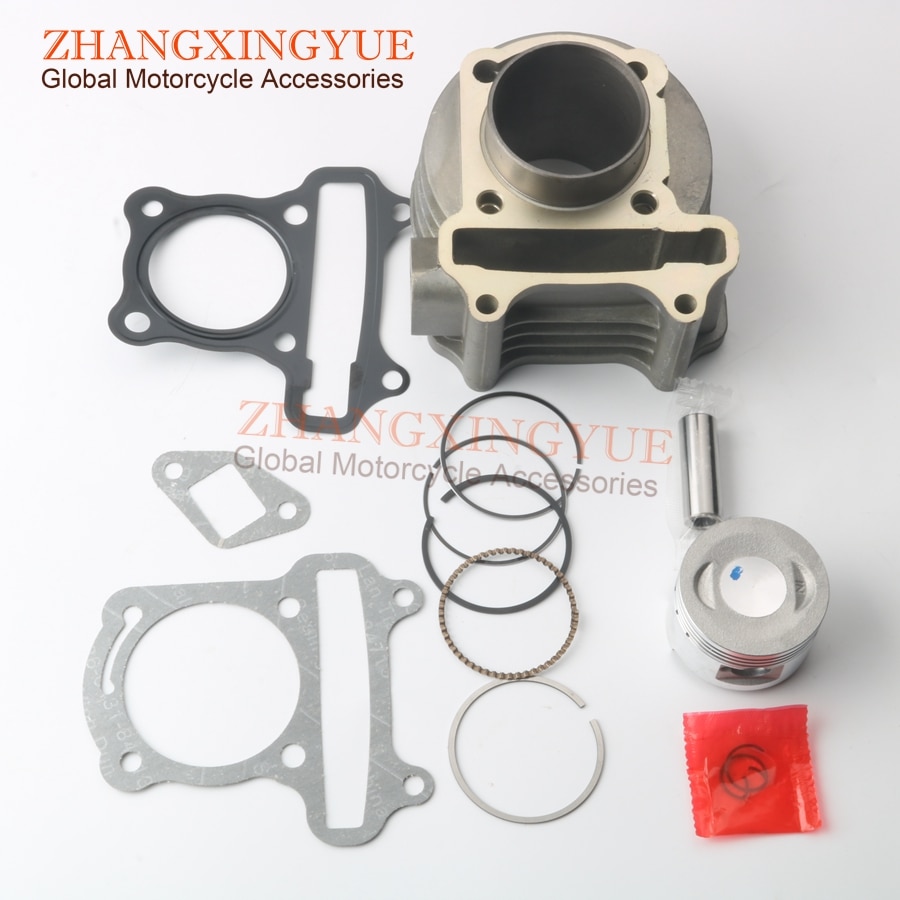 80cc Big Bore Kit & 47mm Piston Kit & Cylinder Mat for LONGJIA Digita Estate H2 LJ50QT-E Speedjet-Evo Trevis 50cc 4-stroke