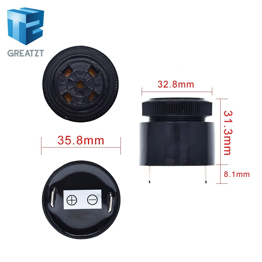 6 Pcs Avertisseur Sonore Sonnerie Électronique 3-24v Buzzer