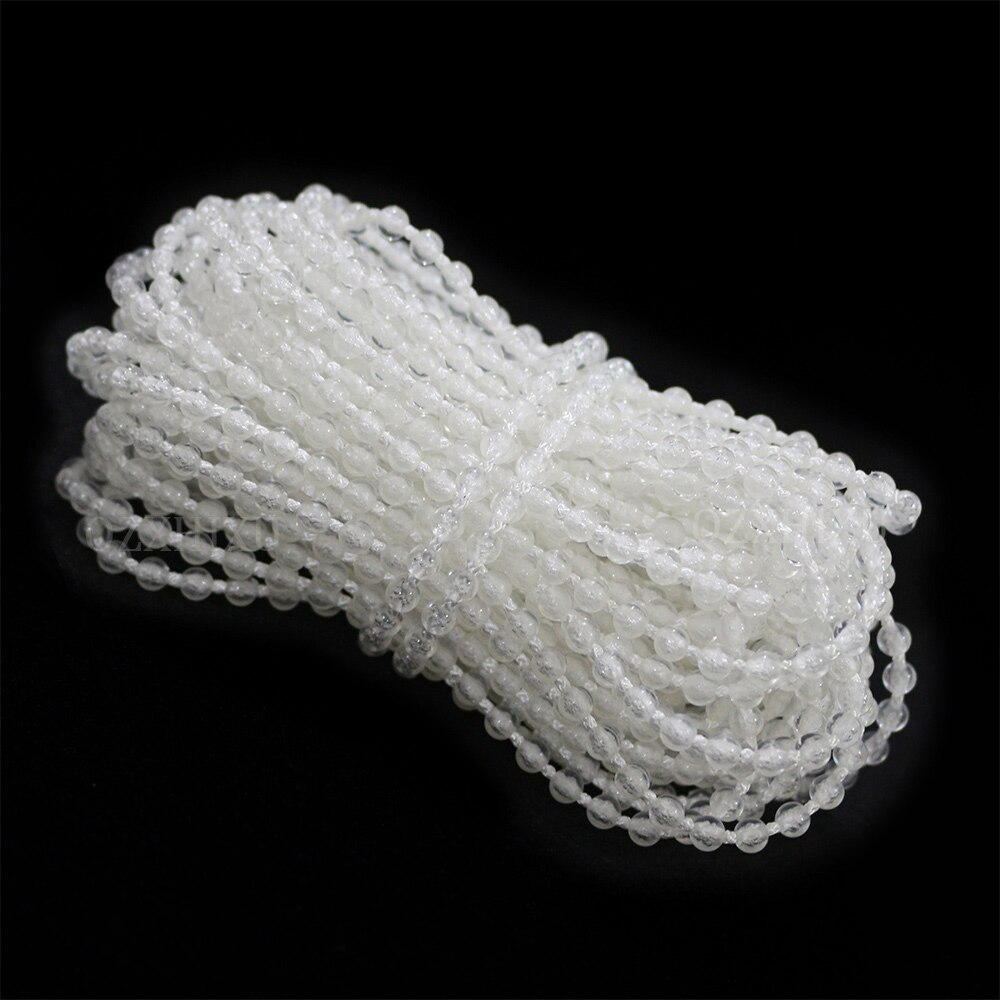 10 yards rullegardin og romersk skygge perlesnor med kjede i plast rullegardinkjede reparasjon, rullegardinperletau, blindperler: 2 / 10 yard