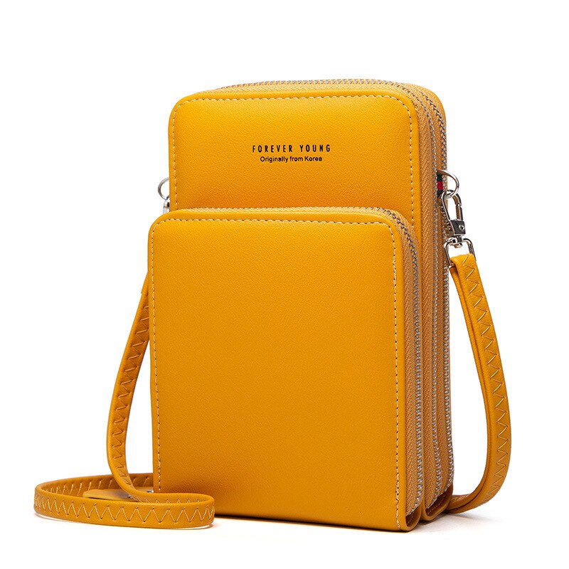 rosa Frauen Hand Tasche Luxus Handtaschen Frauen Schulter Taschen Weibliche Telefon Taschen Kleine Damen Handtasche Neue: Yellow