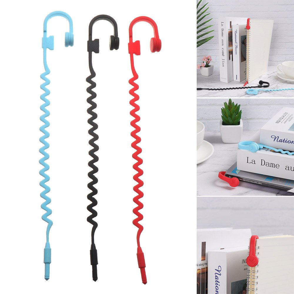 1PC 3D Headphones Style Bookmark Silicone Music Bookmarks Funny Stationery for Reading Books Cute Bookmark Stationery