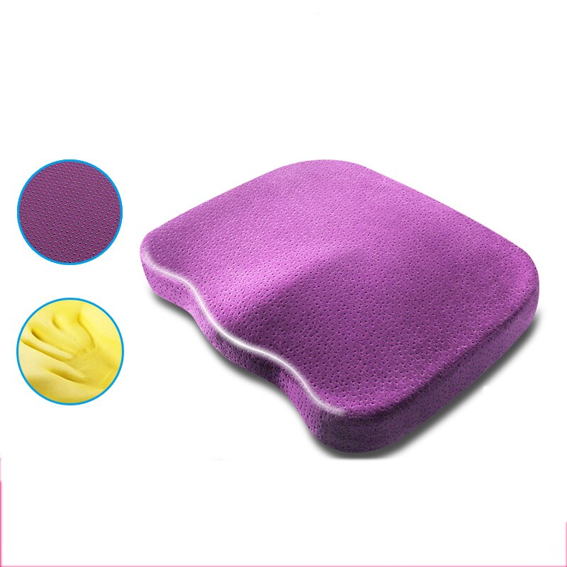 Memory Foam Seat Cushion Coccyx Orthopedic Pillow For Chair Massage Pad Car Office Hip Pillows Tailbone Pain Relief Seat Cushion