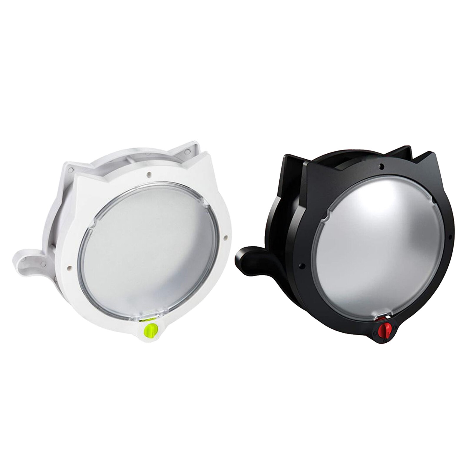 Pet Cat Door with 4 Way Locking Cat Flap for Doors Wall/Hidden Cat Litter Box