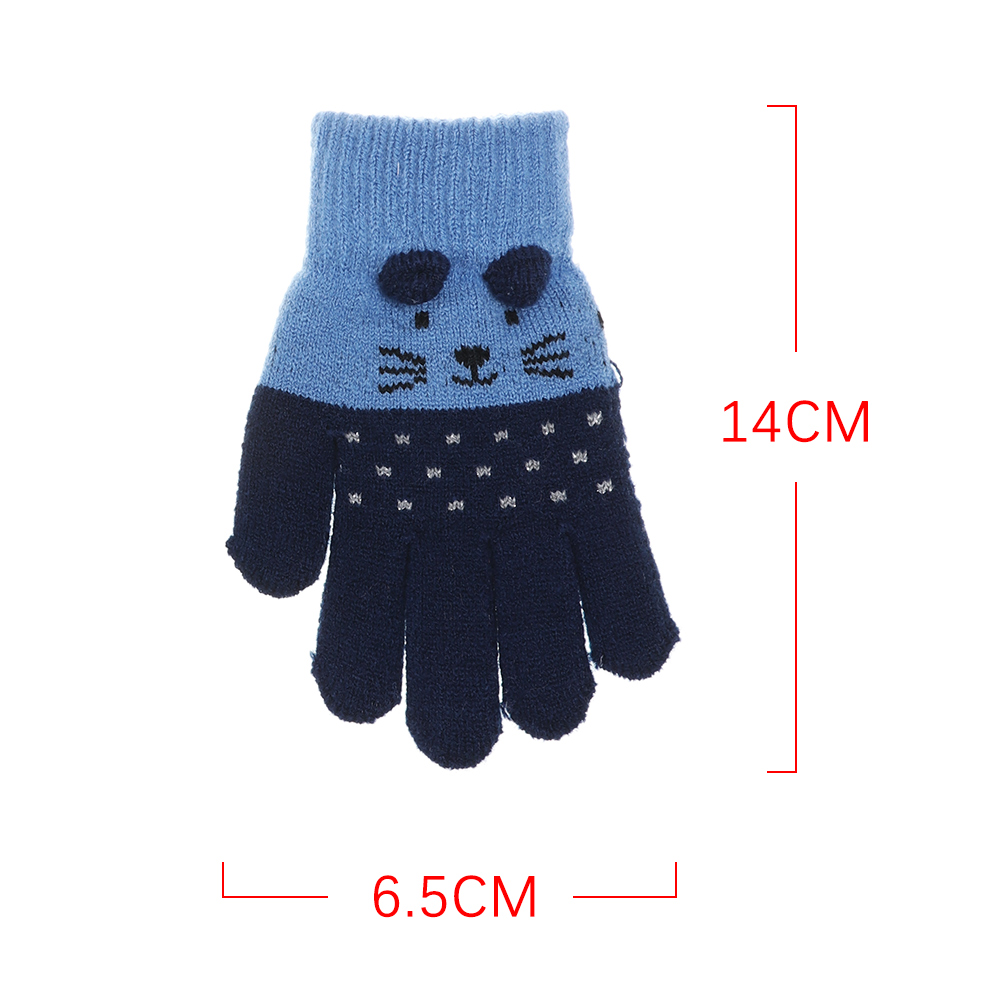 Nuovi Bambini di Inverno Caldo di Spessore Guanti Delle Ragazze Dei Ragazzi Del Bambino Del Bambino Guanti Magici Bambino Imitazione del Cachemire Capretti Svegli Guanti 0-3Y