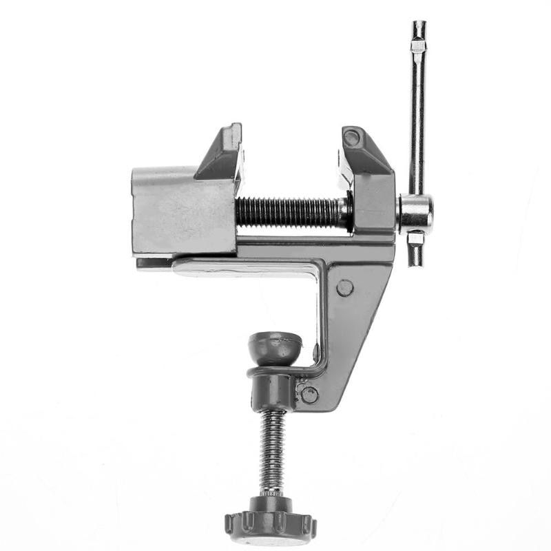 Universal Bench Vise 40mm Metal Table Vice Bench Clamp Screw Vise for DIY Craft Electric Drill Fixed Repair Tool Factory Small