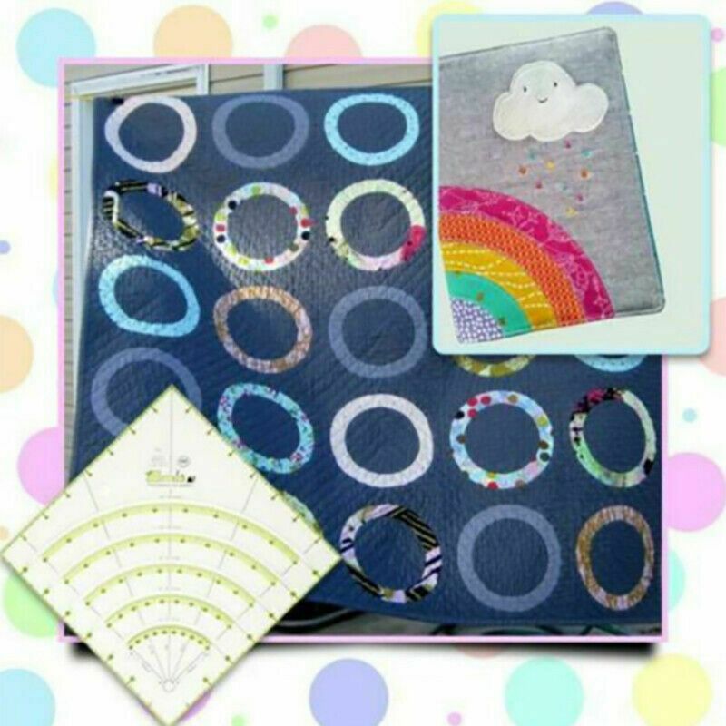 BöGen & Fans Decke Kreis Cutter Lineal, Multifunktionale Bogen Schneiden Patchwork Regel