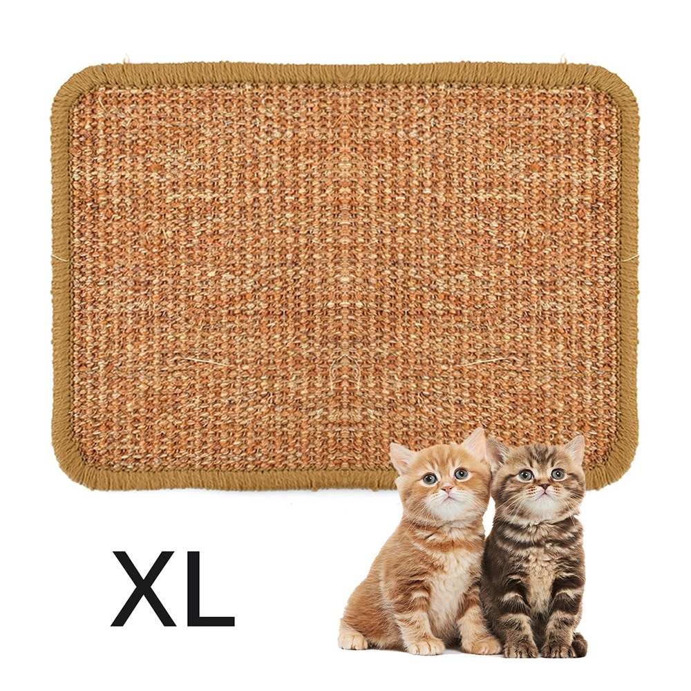 Natural Sisal Cat Scratching Mat Scratch Pad Cat Grinding Claws Protecting Furniture Ship From Russain: Default Title