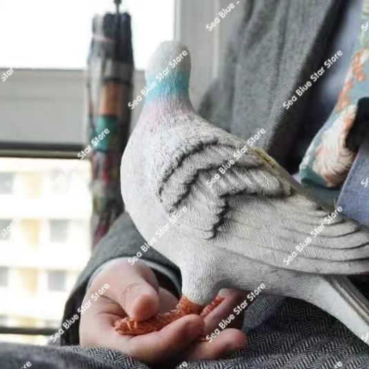 Pigeon Clutch Bag Fun Casual Versatile Bag Home Decoration Ornaments