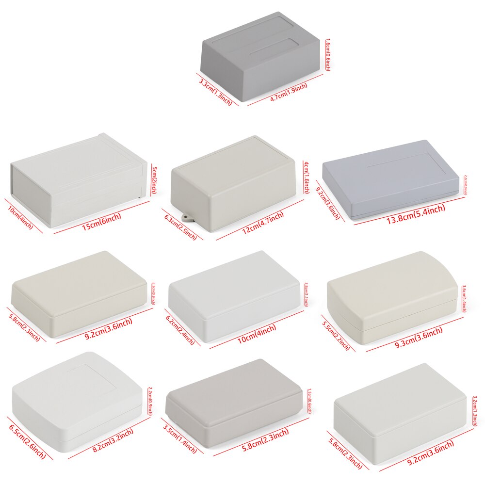 Plastic Waterproof DIY Housing Instrument Case Plastic Electronic Project Box Electric Supplies Enclosure ABS Storage Case