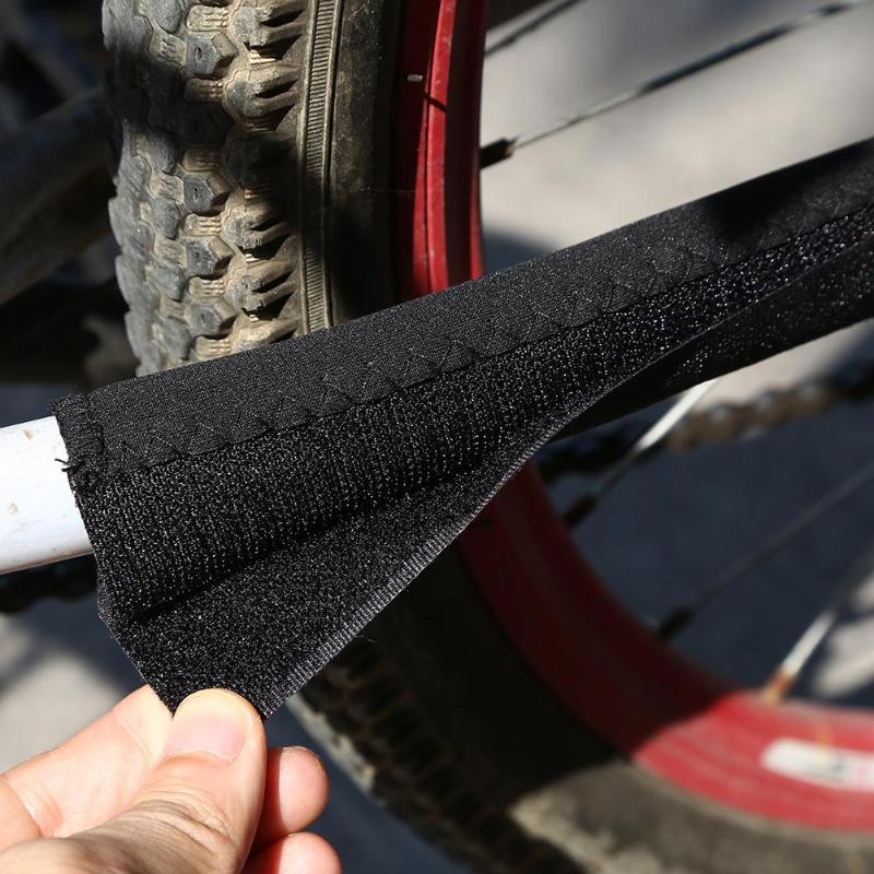 Fietsframe kettingbeschermer, neopreen, fietskettingbeschermer, zwarte polyester beschermkap, accessoires