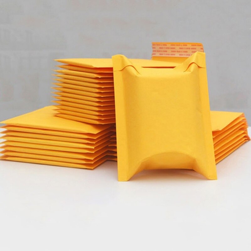 50PCS/Lot Kraft Paper Bubble Envelopes Bags Different Specifications Mailers Padded Envelope With Bubble Mailing Bag