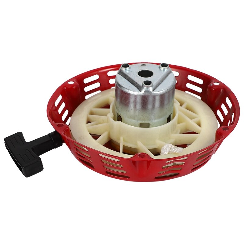 Retroceso de arranque de tracción con brida, Juego de vasos para Honda Gx340, 11Hp y Gx390, 13Hp, generador de cortacésped, cuerda de arranque del motor