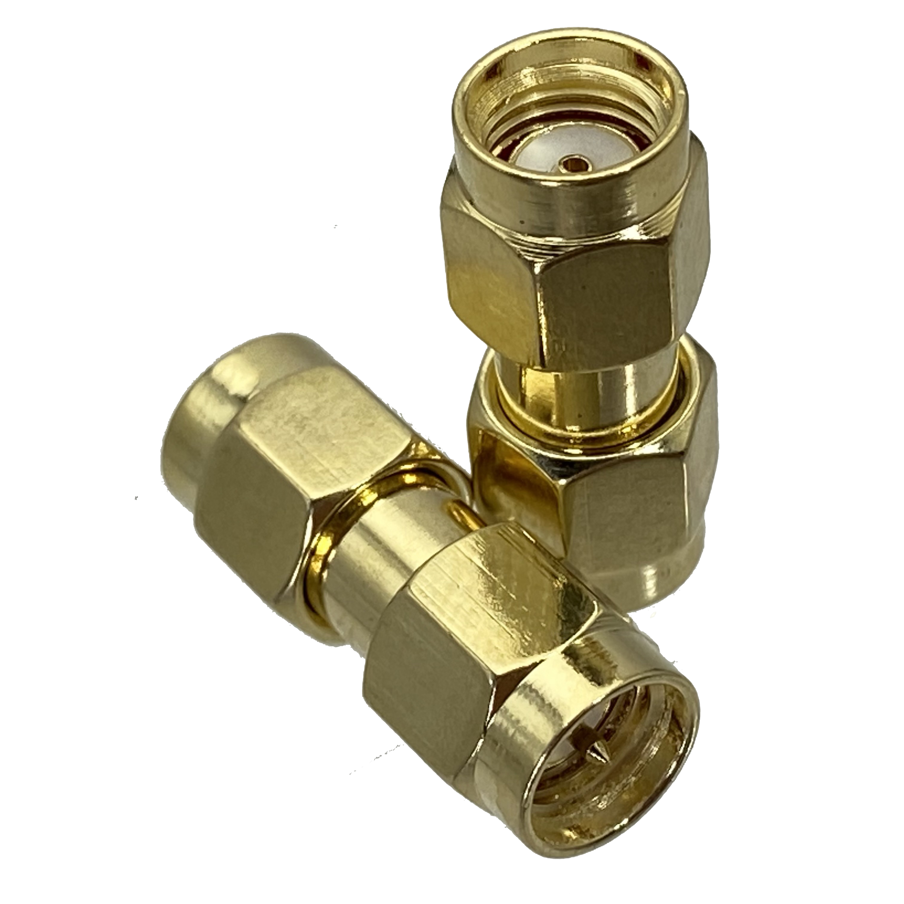 Adaptador SMA/RP-SMA a SMA/RPSMA enchufe macho y conector hembra conector Coaxial RF recto y de ángulo recto 1 Uds