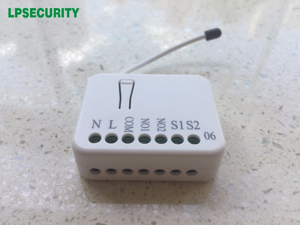 Puissance de sortie RF supérieure TZ06 z-wave dans le mur double relais (2x1.5kw) deux relais Zwave plus 500 série module US 908