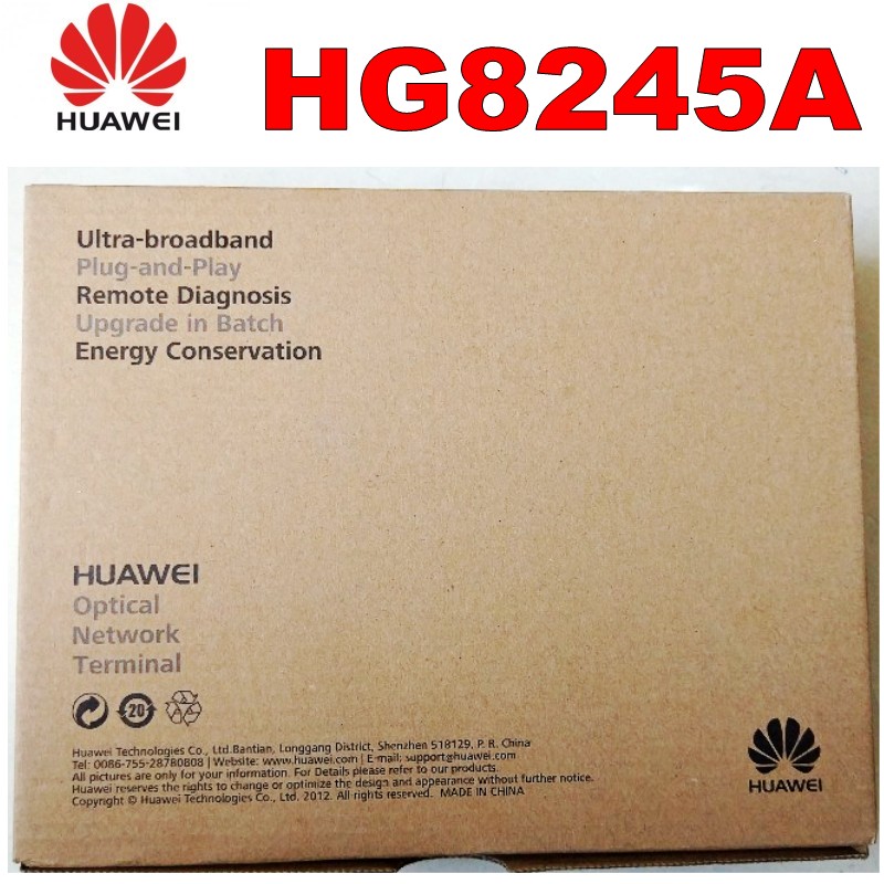 Huawei ftth epon onu  hg8245a fiberoptisk router ont udstyr engelsk vershion