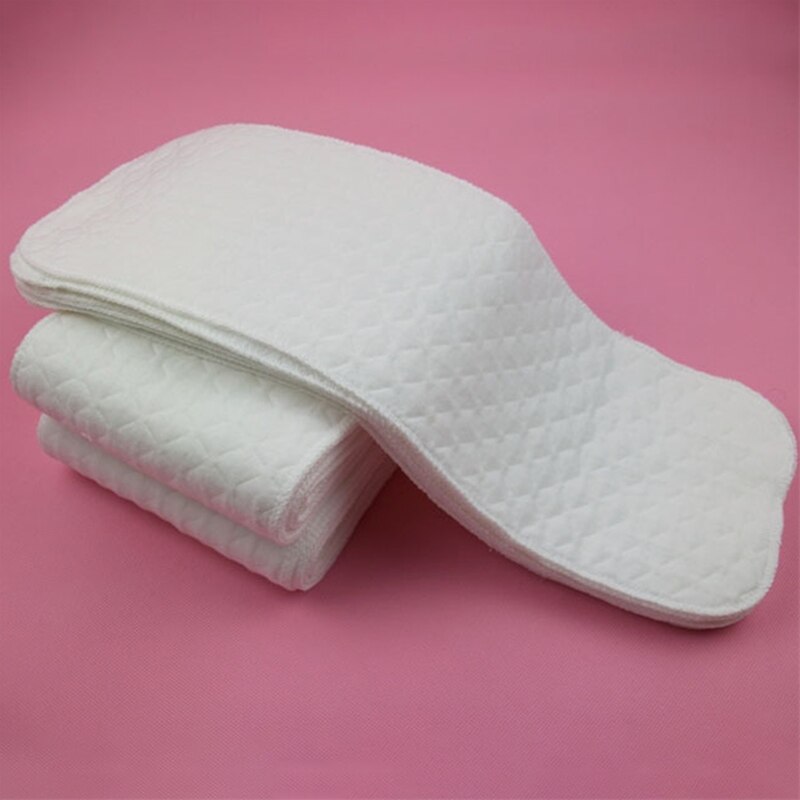 3 Layers Infant Diapers Cloth Replaceable Diaper Inserts Cloth Baby Nappy Changing Breathable 100% Ecological Cotton Nappy Paper