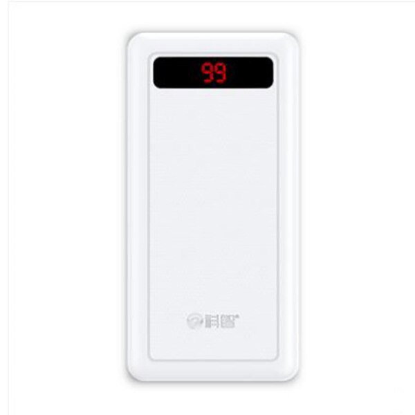 Power 30000mah Power Bank Dual USB LCD Lade Poverbank Handy Externe Batterie Ladegerät für Xiao Huaiwei: With LED