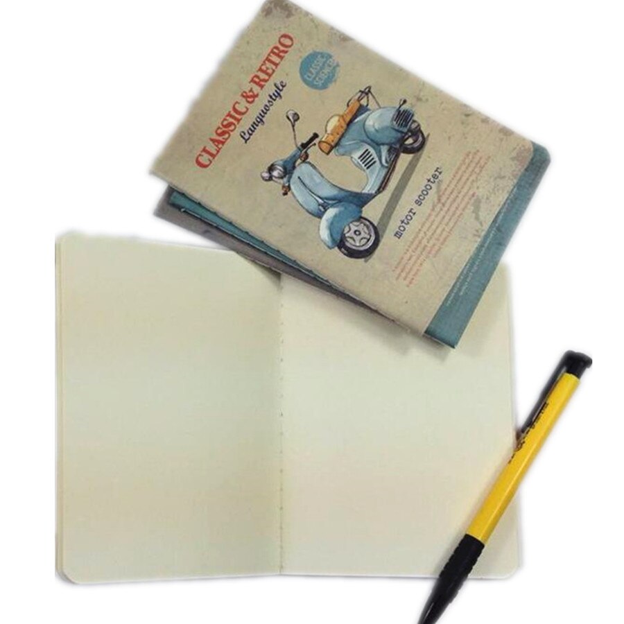 1pc/lot Kraft Paper Notebook Vintage Old Objects Series Diary Stationery Office Material School Supplies Student