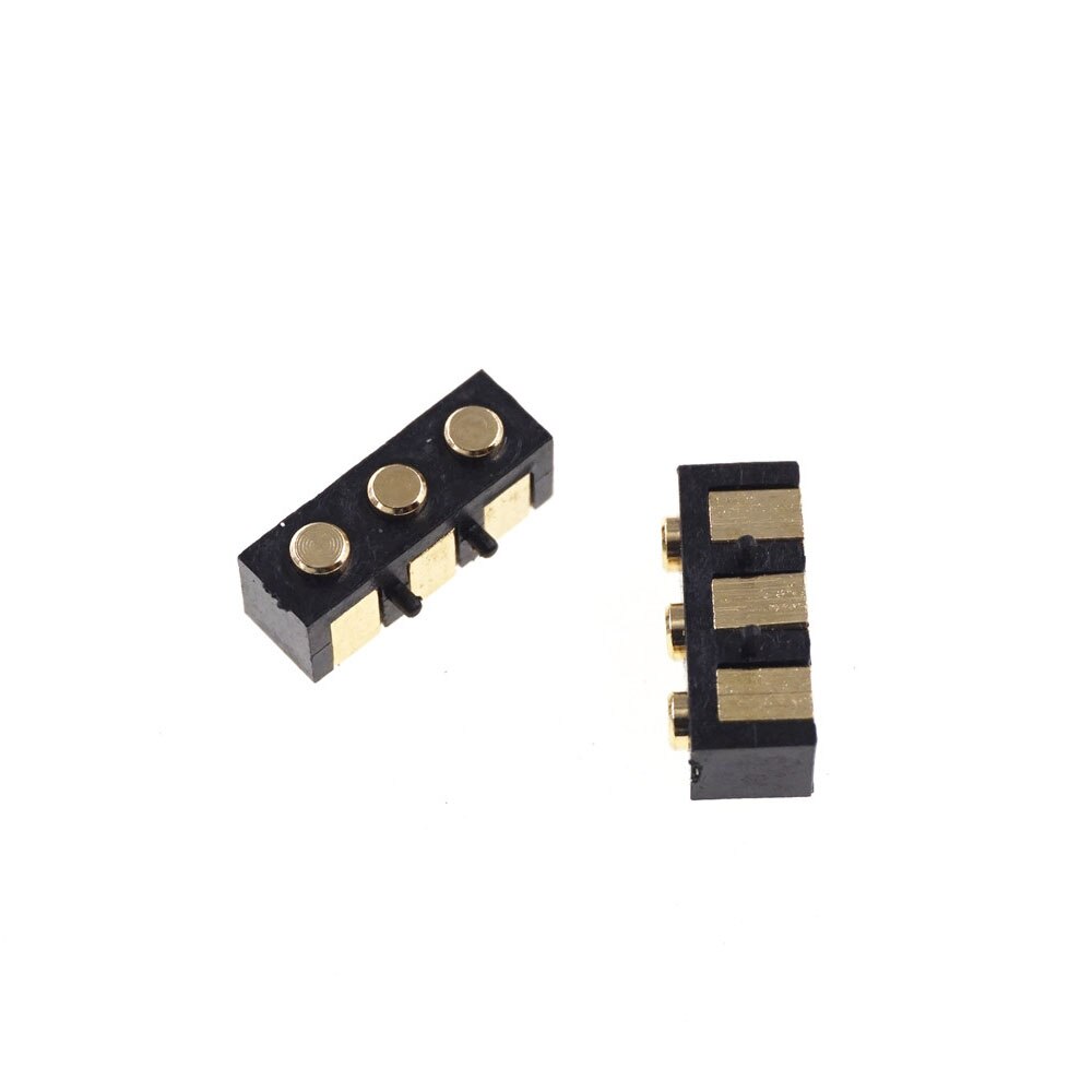 Conector pin Pogo con resorte de 5 uds., superficie de montaje en ángulo recto de 3 pines SMD macho hembra, alfombrilla de objetivo SMT de paso 2,5mm, sonda de contacto