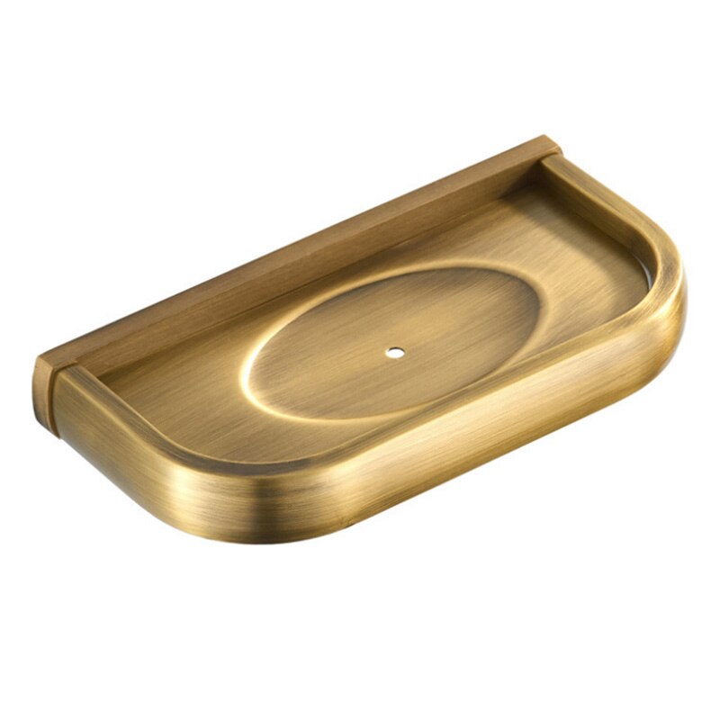 Antieke Badkamer Accessoires Brons WC Papier Houders Robe Handdoek Jas Haak Toiletborstel Houder Zeep Mand Badkamer Hardware Set: soap holder