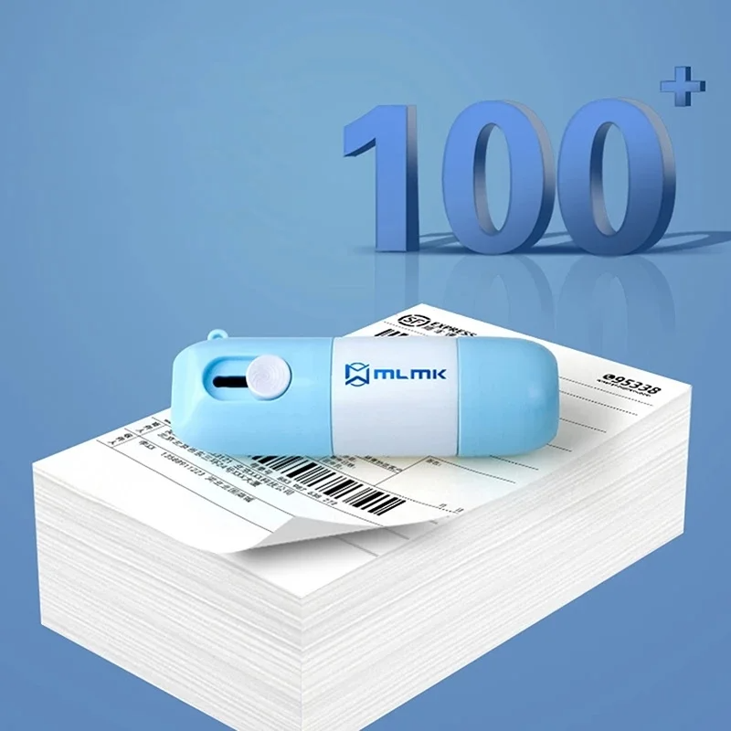 Thermisch papier Easer Mail Opener 2-in-1 correctievloeistof met mes Anti Peep Identiteitsinformatie Privacy Protector Gum