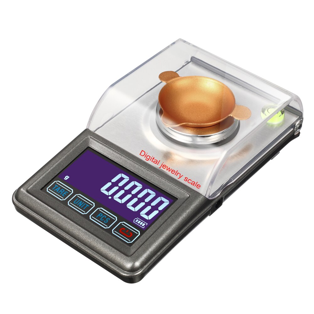 0.001g Precision LCD Electronic Laboratory Weighing Balance Diamond Gold Germ Medicinal Milligram Pocket Digital Jewelry Scale