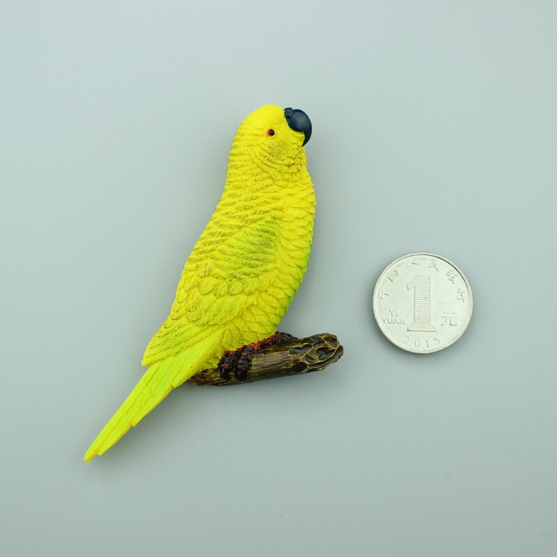 Papegøje firben magnet klistermærke køleskab klistermærke amerikansk land papegøje spansk tuatara køleskab magnet souvenir