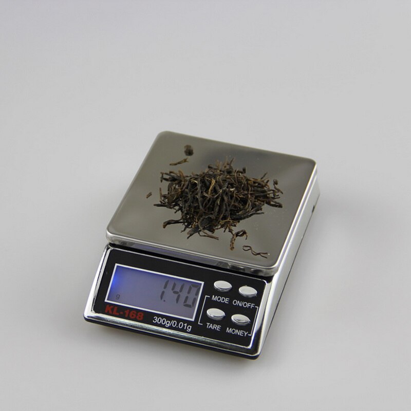 Urijk básculas portátiles 100g-1000g joyería de alta precisión Básculas Digitales hierbas medicinales de bolsas de escalas doradas