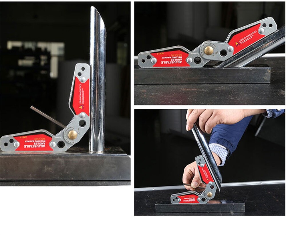 Adjustable Magnetic Welding Holders Magnet For Welding Magnetic Corner Welding Clamp 20-200 Degree Positioner Tools WM10-S