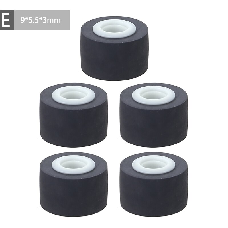 5pcs Cartridge Radio Roller Tape Recorder Pressure Cassette Belt Pulley Player X3UC: E