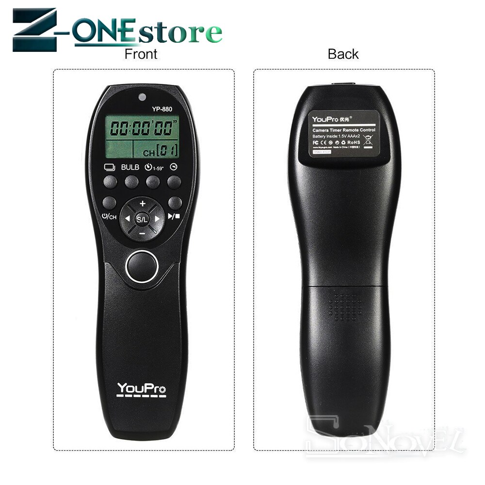 YouPro YP-880 S1 Wired Timer Remote Switch Shutter for Sony Alpha DSLR-A900 A850 A700 A580 A300 A200 A77 A57 A35 A33