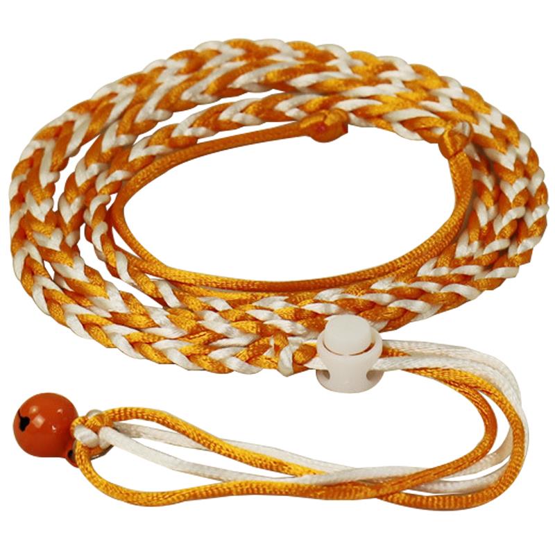Kapmore 1pc Kleine Ebene Leine Verstellbare Geflochtene Ratte Leine Hamster Leine Mit Glocke Haustier Liefert Haustier Zubehör: golden