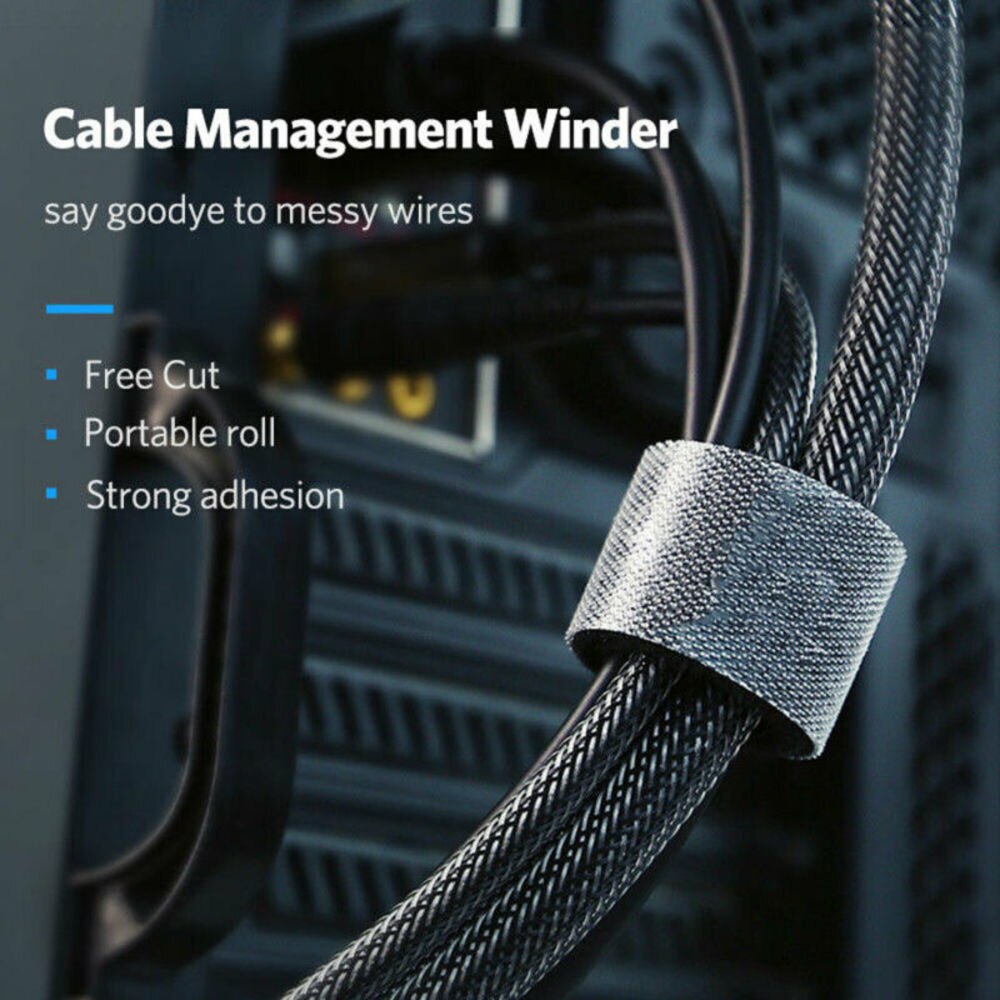 Hook And Loop Tape Roll Back To Back Fastening Strip 70inch Sew On Cable Tie