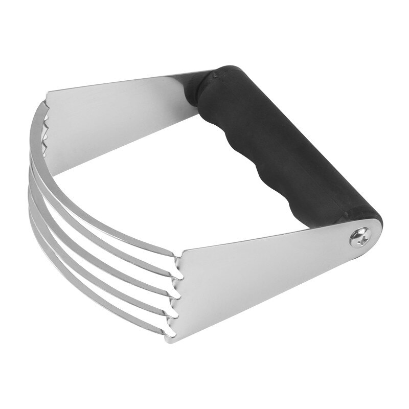 1PC 5 Blades Dough Blender Stainless Steel Heavy Duty Dough Blender Pastry Cutter Chopper Kitchen Baking Dough Butter Tools