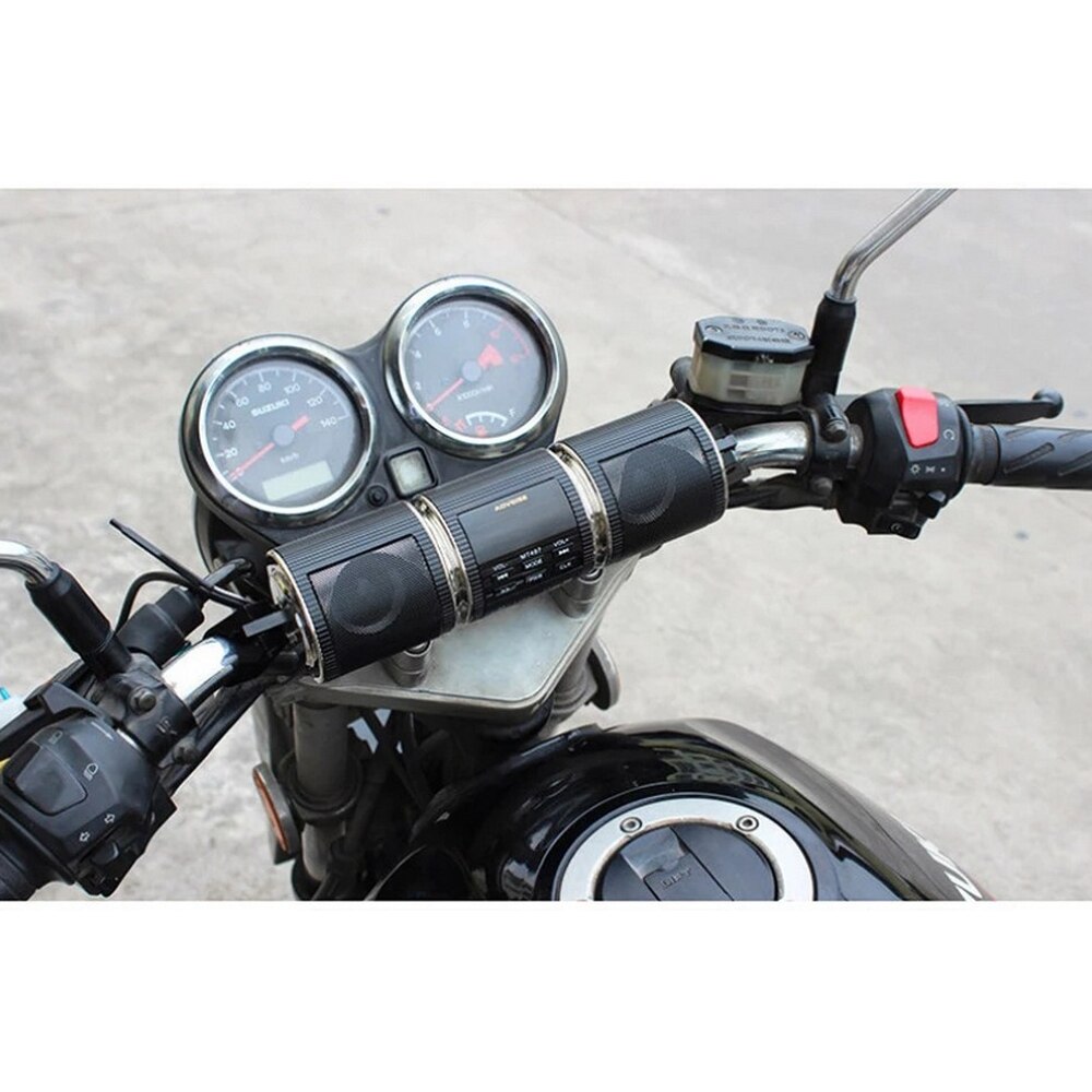 Motorfiets Bluetooth Speaker MP3 Bluetooth Muziekspeler Waterdichte Motorfiets Stereo Speaker Verstelbare Led Scherm