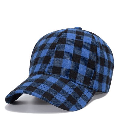 Red Plaid Men's Baseball Cap Snapback Bones Cap male Gorras Hombre Cotton Dad Hat Casquette Casual Women's baseball Cap: A5