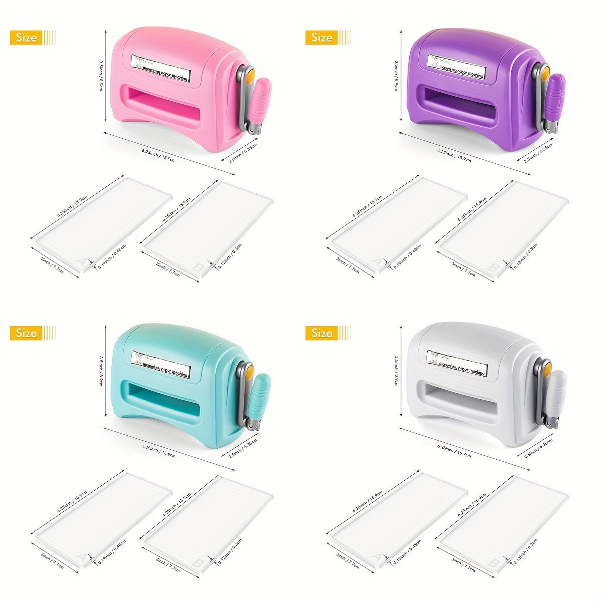 Mini Die-Cut Machine for Crafting Scrapbook Cards Paper Cutting Embossing Manual Work Tool paper cutter